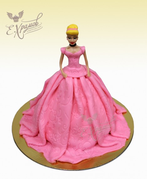 Торт Принцесса в розовом