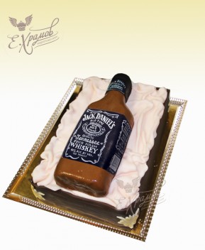 Торт бутылка Jack Daniels 